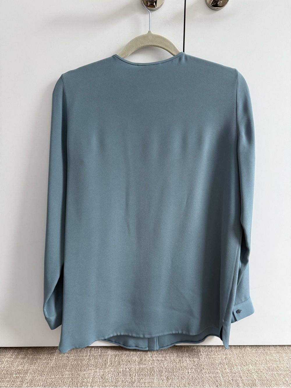 NWT Loro Piana Silk Blouse in Clay - Picture 4 of 4